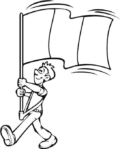 Porte drapeau